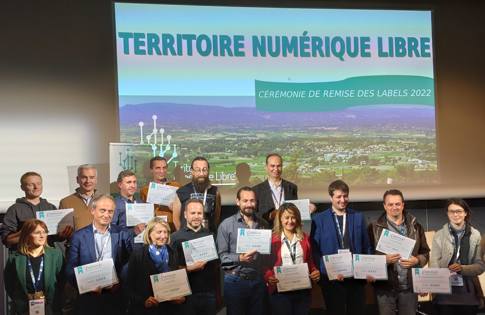 Photo des candidats au label TNL 2022